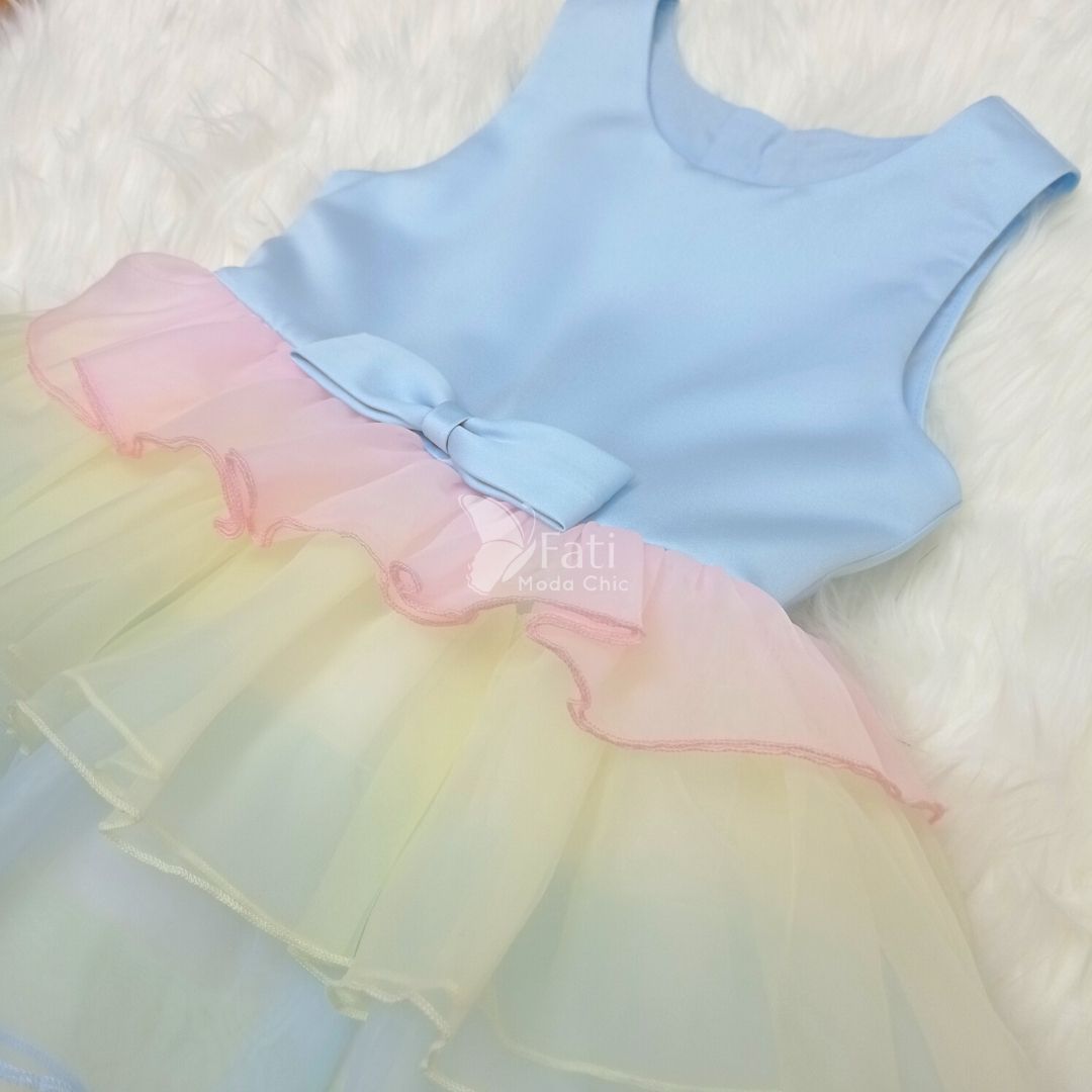 Vestido de cumpleaños, vestido de fiesta para niña en Perú – Fati Moda Chic