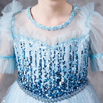 Cargar imagen en el visor de la galería, Vestido Elsa Frozen Brillos
